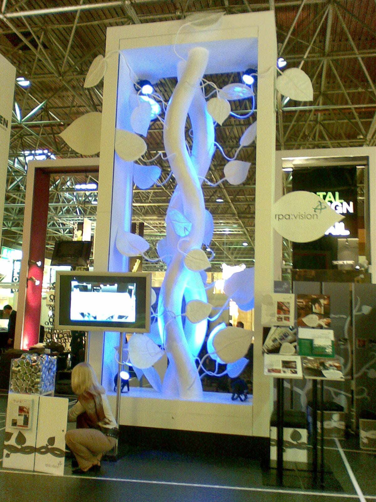Giant beanstalk for German exhibition