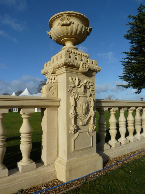Restoration work Castle Ashby