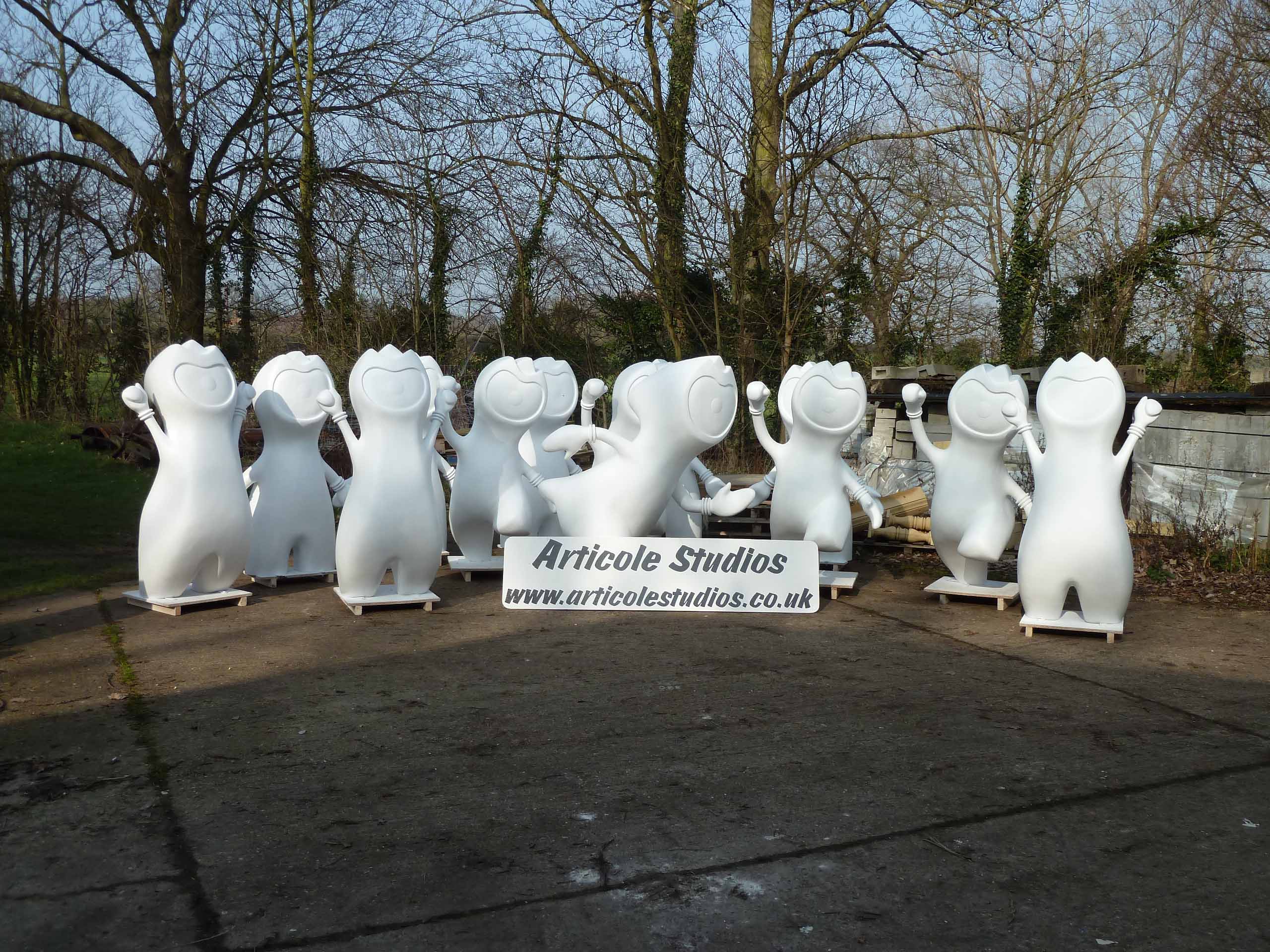 Wenlock Statues 2012 London Olympics