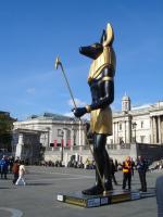 Anubis at Trafalgar Square